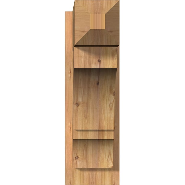 Balboa Smooth Craftsman Outlooker, Western Red Cedar, 7 1/2W X 20D X 24H